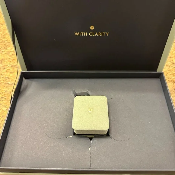 White Gold Solitaire Diamond Engagement Ring 1.08 carats - Picture 3 of 10